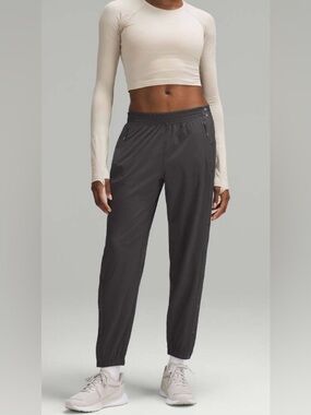 Lululemon Tear-Away Mid-Rise Track
Pant Graphite Grey